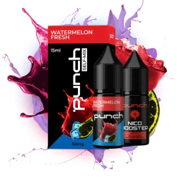 Набор Солевая Жидкость Punch - Watermelon Fresh (Арбуз Лимон Холод) 15МЛ 50 МГ