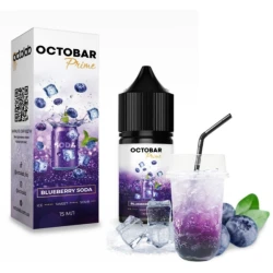 Набір Сольової Рідини Octobar Prime Blueberry Soda (Чорниця Содова) 30 мл 50 мг