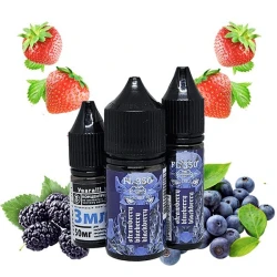 Набір сольової рідини Flavorlab RF 350 Strawberry Blueberry Blackberry (Полуниця Чорниця Ожина) 30 мл 50 мг