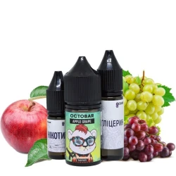 Набір сольової рідини Octobar Apple Grape (Яблуко Виноград) 30 мл 50 мг