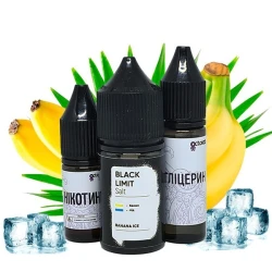 Набор Солевой жидкости Octolab Black Limit Banana Ice (Банан Лед) 30 Мл 50 Мг