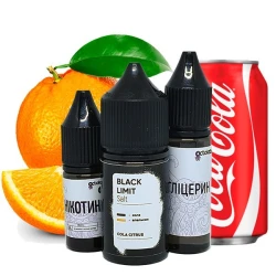 Набор Солевой жидкости Octolab Black Limit Cola Citrus (Кола Цитрус) 30 Мл 50 Мг