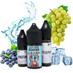 Набор Солевой жидкости Octobar NFT Grape Blue Ice (Виноград Черника Лед) 30 Мл 50 Мг