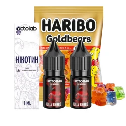 Набір Сольової рідини Octobar Strong Jelly Bears (Ведмедики Гаммі) 10 мл 50 мг