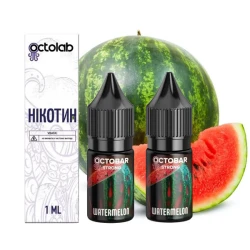 Набір Сольової рідини Octobar Strong Watermelon (Кавун) 10 мл 50 мг