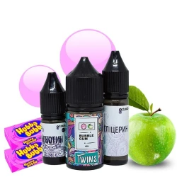 Набор Солевой Жидкости Twins Bubble Gum (Сладкая Жвачка) 30 Мл 50 Мг