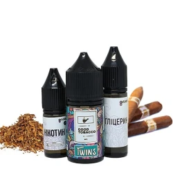 Набор Солевой Жидкости Twins Good Tobacco (Табак) 30 Мл 50 Мг