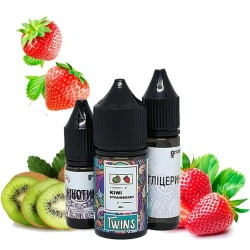 Набор Солевой Жидкости Twins Kiwi Strawberry (Киви Клубника) 30 Мл 50 Мг