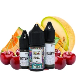 Набор Солевой Жидкости Twins Melon Cherry (Дыня Вишня) 30 Мл 50 Мг