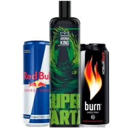 Одноразка Aroma King Dark Knight Energy Drink (Энергетик) 0% 5000