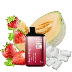 Одноразка Aroma King Strawberry Melon Chew (Клубника Дыня Жвачка) 0% AK5500