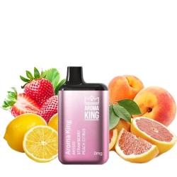 Одноразка Aroma King Strawberry Peach Citrus (Клубника Персик Цитрус) 0% AK5500