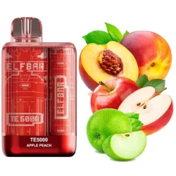 Одноразка Elf Bar Apple Peach (Яблоко Персик) TE5000