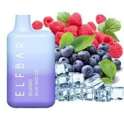 Одноразка Elf Bar Blue Razz Ice (Синя Малина Лід) BC4000