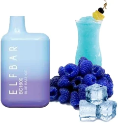 Одноразка Elf Bar Blue Razz Ice (Синяя Малина Лёд) BC1600