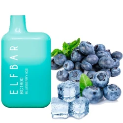 Одноразка Elf Bar Blueberry Ice (Черника Лед) BC1600