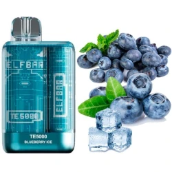 Одноразка Elf Bar Blueberry Ice (Черника Лед) TE5000