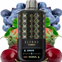 Одноразка Elf Bar Combo Blueberry Sour Raspberry & Cherry (Черника Кислая Малина & Вишня) 25000