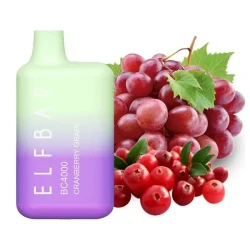 Одноразка Elf Bar Cranberry Grape (Клюква Виноград) BC4000