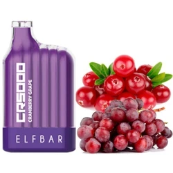Одноразка Elf Bar Cranberry Grape (Журавлина Виноград) CR5000