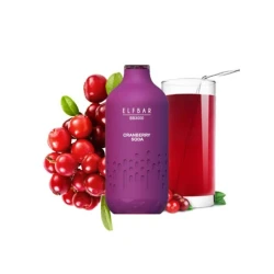 Одноразка Elf Bar Cranberry Soda (Клюквиная Газировка) BB3500