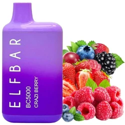 Одноразка Elf Bar Crazy Berry (Насыщеные Ягоды) BC5000