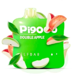 Одноразка Elf Bar Double Apple (Подвійне Яблуко) PI 9000