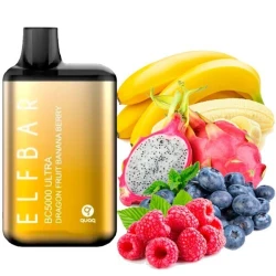 Одноразка Elf Bar Dragon Fruit Banana Berry (Драгонфрут Банан Ягоды) BC5000 ULTRA