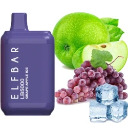 Одноразка Elf Bar Grape Apple Ice (Виноград Яблуко Лід) LB5000