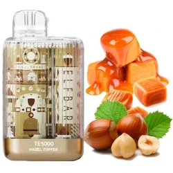 Одноразка Elf Bar Hazel Toffee (Ириски с Орехами) TE5000 New Year Edition