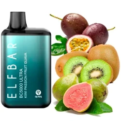 Одноразка Elf Bar Kiwi Passion Fruit Guava (Киви Маракуя Гуава) BC5000 ULTRA
