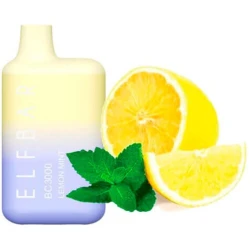 Одноразка Elf Bar Lemon Mint (Лимон М'ята) BC 3000