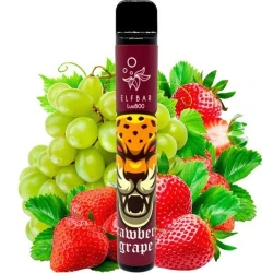 Одноразка Elf Bar Lux Strawberry Grapes (Клубника Виноград) 800