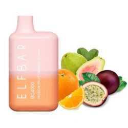 Одноразка Elf Bar Passion Fruit Orange Guava (Маракуйя Апельсин Гуава) BC4000