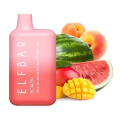 Одноразка Elf Bar Peach Mango Watermelon (Персик Манго Кавун) BC4000