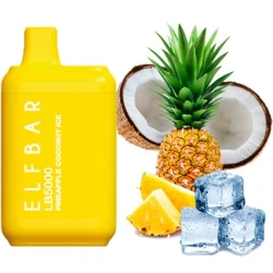 Одноразка Elf Bar Pineapple Coconut Ice (Ананас Кокос Лід) LB5000