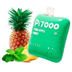 Одноразка Elf Bar Pineapple Mint (Ананас М'ята) PI 7000