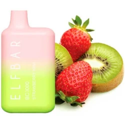 Одноразка Elf Bar Strawberry Kiwi (Полуниця Ківі) BC 3000