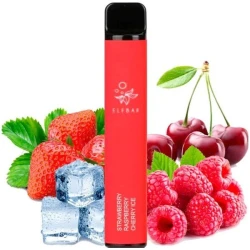 Одноразка Elf Bar Strawberry Raspberry Cherry Ice (Полуниця Малина Вишня Лід) 1500