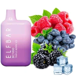 Одноразка Elf Bar Triple Berry Ice (Потрійні Ягоди Лід) BC 4000