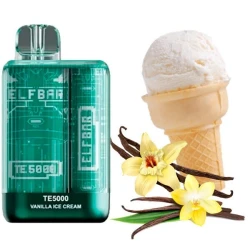 Одноразка Elf Bar Vanilla Ice Cream (Ванільне Морозиво) TE5000