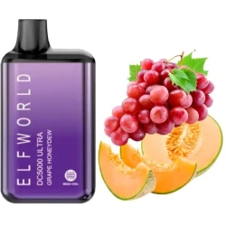 Одноразка Elf World Grape Honeydew (Виноградный медонос) DC5000 ULTRA