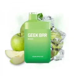 Одноразка Geek Bar Sour Apple Ice (Кислое Яблоко Лед) B5000