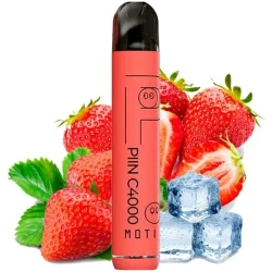 Одноразка MOTI Piin Strawberry Ice (Клубника Лед) C4000