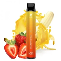 Одноразка PUFF XXL Banana Strawberry (Клубника Банан) 1600