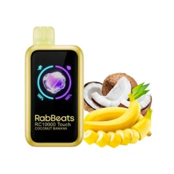 Одноразка RabBeats Coconut Banana (Кокос Банан) RC 10000 Touch
