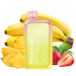 Одноразка RabBeats Pineapple Strawberry Banana (Ананас Полуниця Банан) RC10000