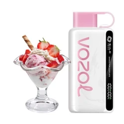Одноразка Vozol Strawberry Ice Cream (Полуничне Морозиво Лід) 12000