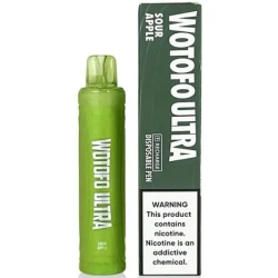 Одноразка Wotofo Ultra Sour Apple (Кислое Яблоко) 3000