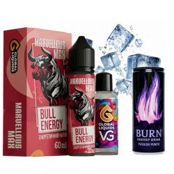 Органічна Рідина - Marvellous Max Bull Energy (Енергетик) 60 МЛ 3 МГ Набір